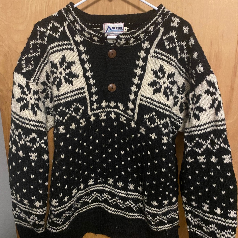 Swiss Alpine style sweater